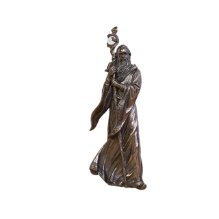 Merlin Ambrosius – čaroděj a druid, fantasy dekorace, soška Veronese WU76427A1