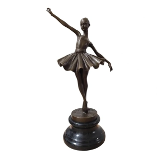 Baletka – bronzová socha Milo | Číslovaná, francouzská slévárna