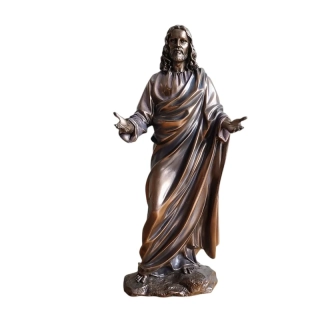 Ježíš Kristus – bronzovaná socha kazatele, křesťanská dekorace Veronese WU73870A4