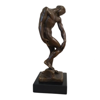 Adam - Stvoření člověka - Bronzová soška - Rodin