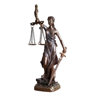 Bohyně spravedlnosti Justitia se váhami a mečem Veronese WU78136A4