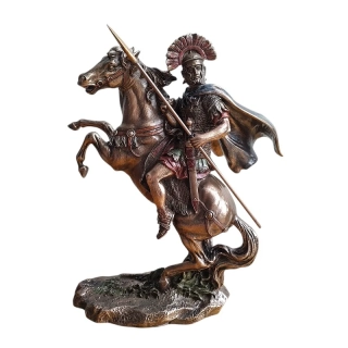 Římský centurion na koni – soška válečníka, historická dekorace, sběratelská figurka Veronese WU76086A4