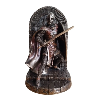 Středověký rytíř – zarážka na knihy, templářský válečník, Veronese WU76973A4