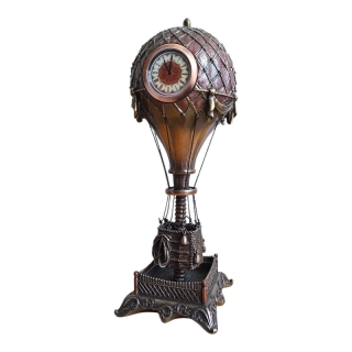 Stolní hodiny horkovzdušný balón – dekorativní hodiny, Veronese WU76967A4